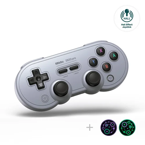 گیم پد بلوتوثی 8BitDo - مدلSilver - SN30Pro