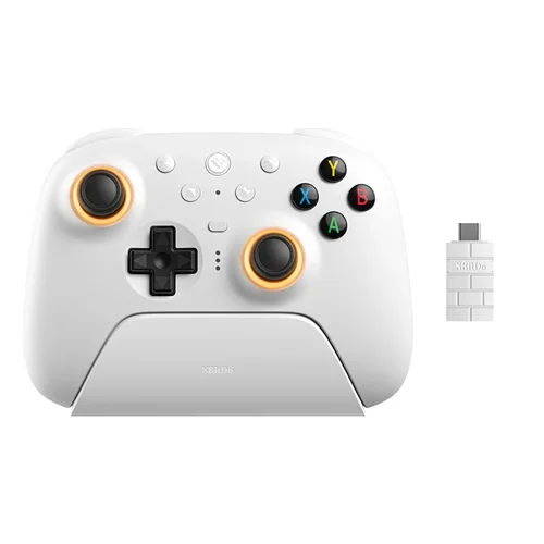 دسته بازی 8BitDo مدل White - Ultimate 2 Wireless