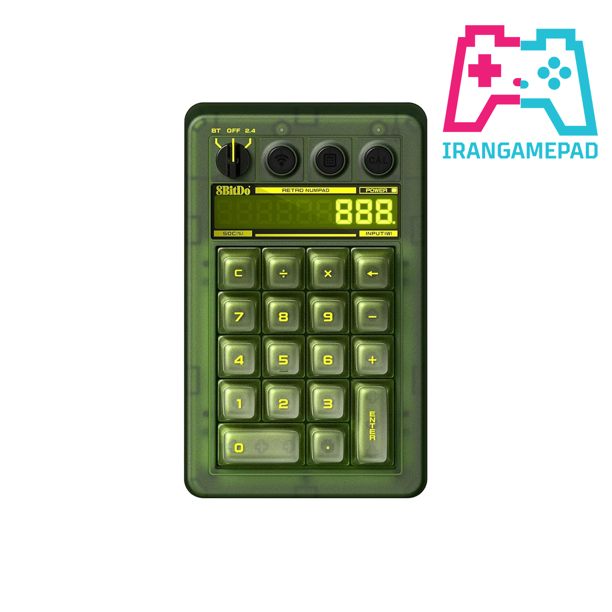 نام پد 8بیتدو مدل رترو 18 ایکس باکس ادیشن - 8BitDo Retro 18 Numpad Xbox Edition