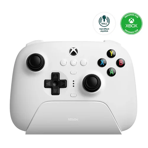 دسته بازی  ایکس باکس 8BitDo - مدل  White - Ultimate 3 mode