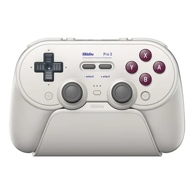 دسته بازی بلوتوثی 8BitDo مدل Classic gray - Pro 3