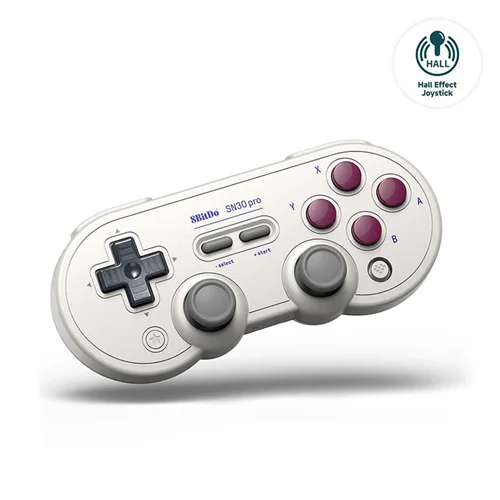گیم پد بلوتوثی 8BitDo - مدل classic gray - SN30 Pro