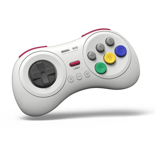 دسته بازی بلوتوثی 8BitDo - مدل White - M30