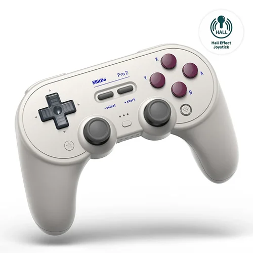 دسته بازی بلوتوثی 8BitDo مدل classic gray - Pro 2