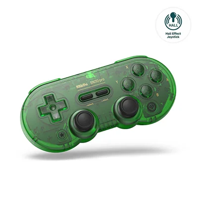 گیم پد بلوتوثی 8BitDo - مدل transparent green - SN30 Pro